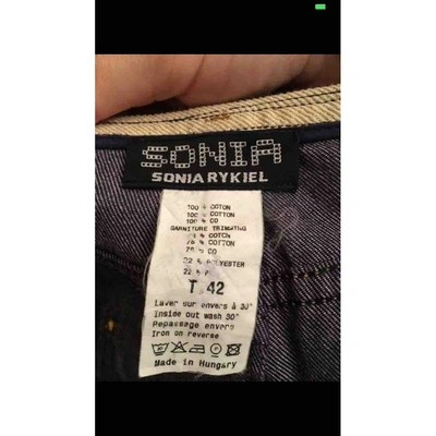 Pre-owned Sonia By Sonia Rykiel Skirt In Blue