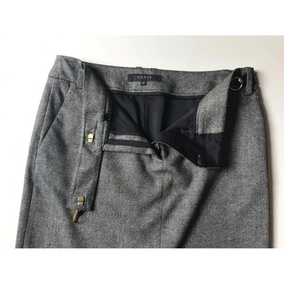 Pre-owned Gucci Grey Wool Skirt