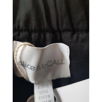 Pre-owned Alice Mccall Mini Dress In Black