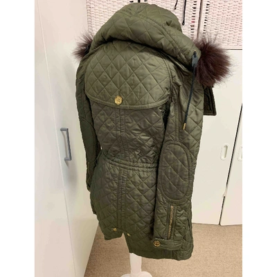 Pre-owned Burberry Khaki Coat