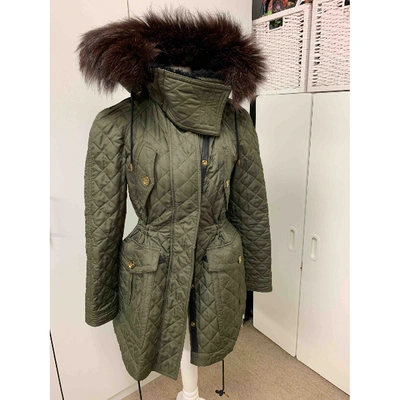 Pre-owned Burberry Khaki Coat