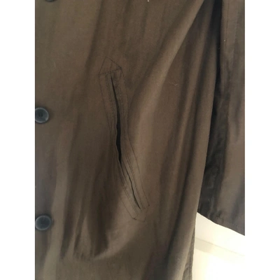 Pre-owned Haider Ackermann Trench Coat In Brown
