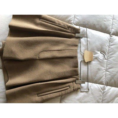 Pre-owned Maje Beige Wool Shorts