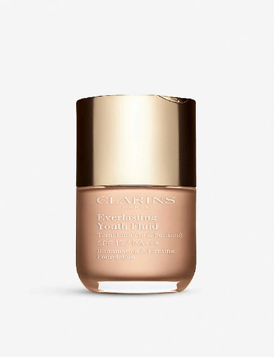 Shop Clarins 100 Everlasting Youth Fluid Foundation 30ml