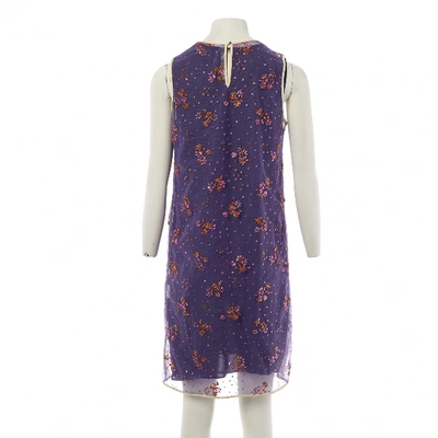Pre-owned Mary Katrantzou Mini Dress In Purple