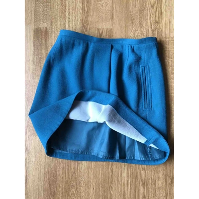 Pre-owned Carven Wool Skirt