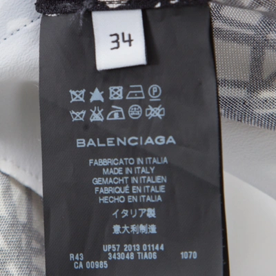 Pre-owned Balenciaga Black Silk Dress