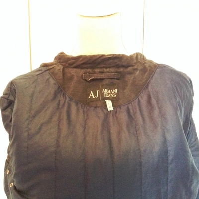 Pre-owned Armani Jeans Peacoat In Blue