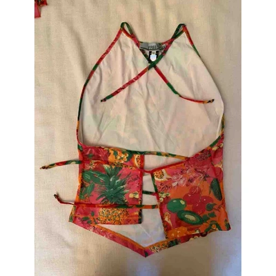 Pre-owned Roberto Cavalli Beachwear Multicolour Swimwear