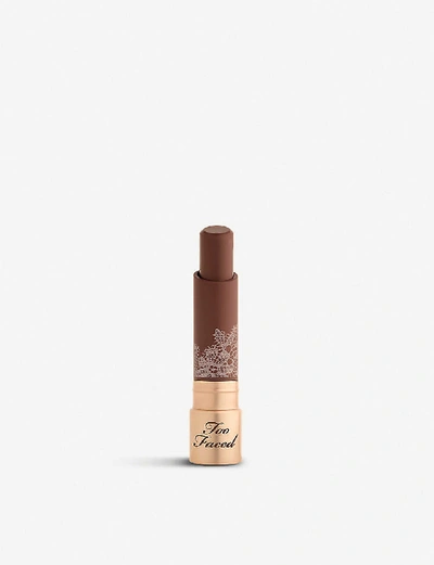 Shop Too Faced Natural Nude Hydrating Lipstick 3.4g In Throwin Suede