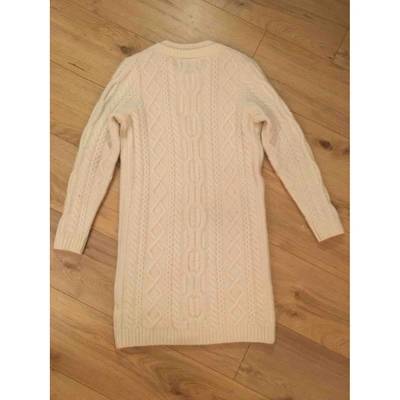 Pre-owned Lacoste Beige Wool Dress