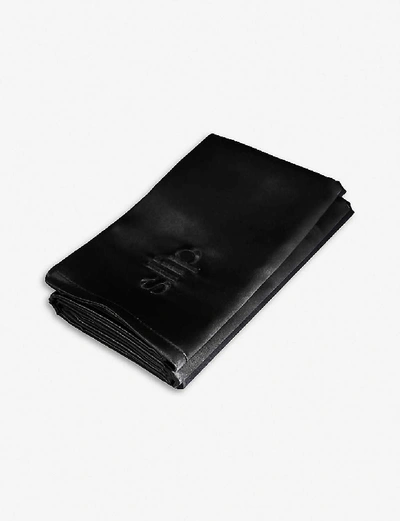 Slip Black Queen Silk Pillowcase 51x76cm In Black