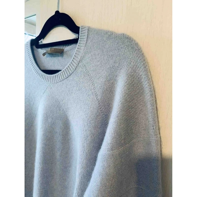 Pre-owned Cruciani Blue Cashmere Knitwear