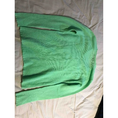 Pre-owned Queene And Belle Cashmere Sweatshirt In Green