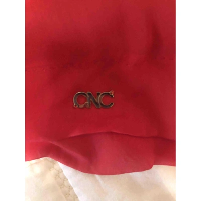 Pre-owned Costume National Silk Blouse In Red