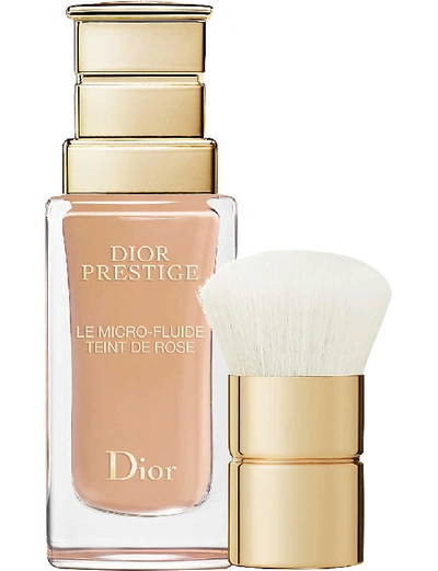 Shop Dior 3n Prestige Le Micro-fluide Teint De Rose Liquid Foundation 30ml