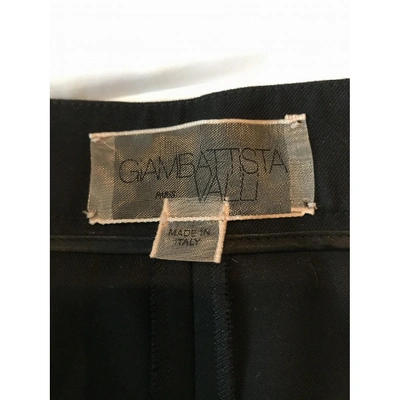 Pre-owned Giambattista Valli Trousers In Black