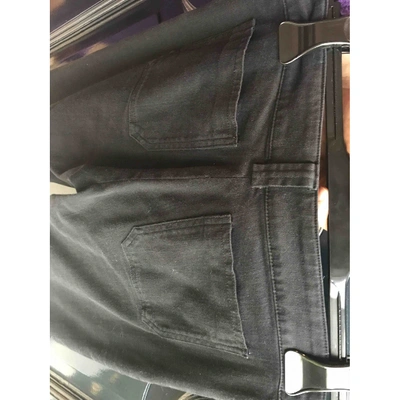 Pre-owned Balenciaga Straight Jeans In Black