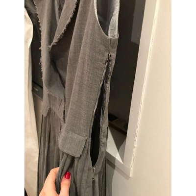 Pre-owned Band Of Outsiders Mid-length Dress In Grey