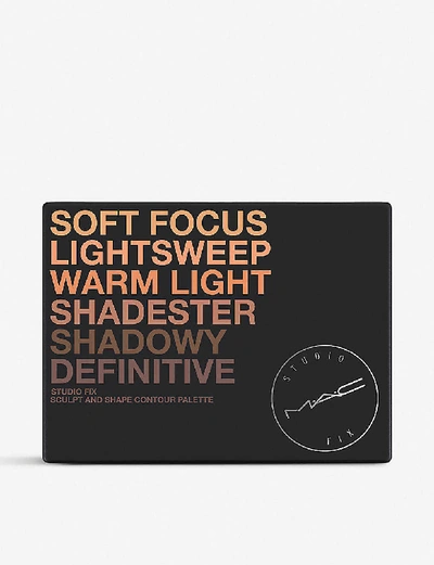 Shop Mac Studio Fix Sculpt And Shape Contour Palette 14.4g In Medium Dark/dark