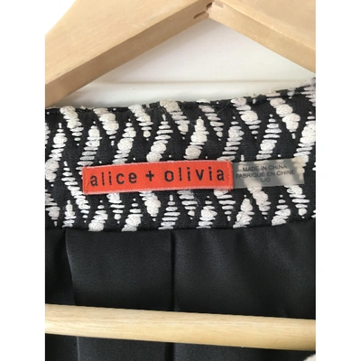 Pre-owned Alice And Olivia Jacket In Black
