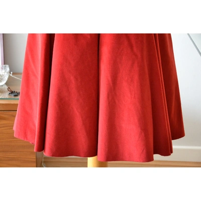 Pre-owned Moschino Cheap And Chic Mid-length Skirt In Red