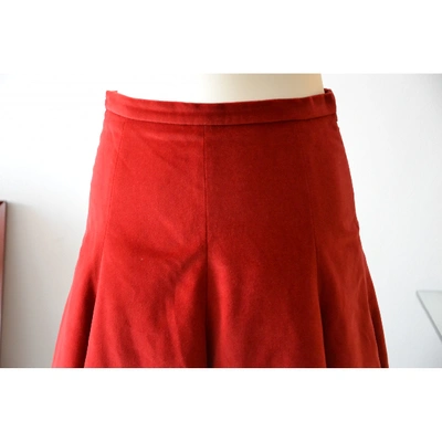 Pre-owned Moschino Cheap And Chic Mid-length Skirt In Red