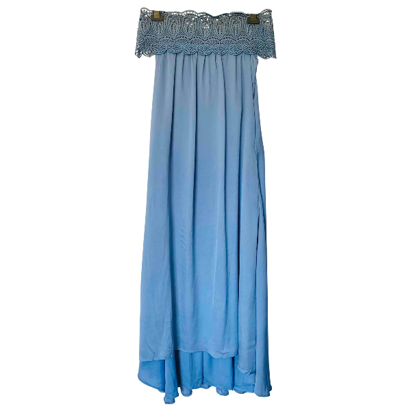 self portrait blue dress