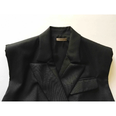 Pre-owned Bottega Veneta Wool Jacket In Black