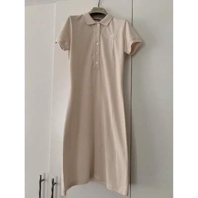 Pre-owned Tomas Maier Mid-length Dress In Beige