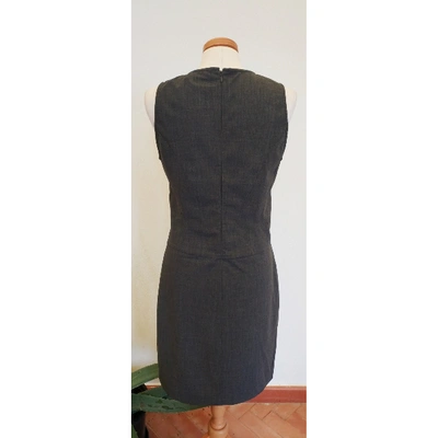 Pre-owned Aspesi Wool Mid-length Dress In Grey