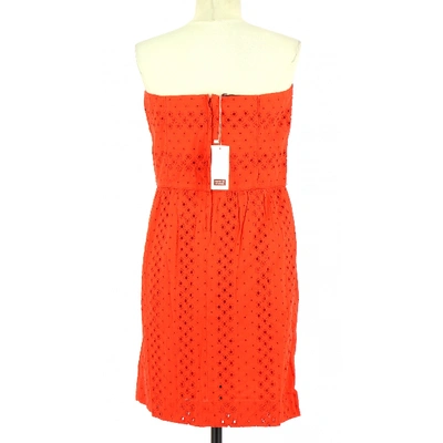 Pre-owned Comptoir Des Cotonniers Dress In Orange