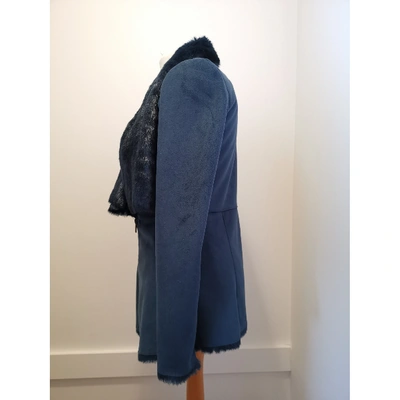 Pre-owned Pinko Jacket In Blue