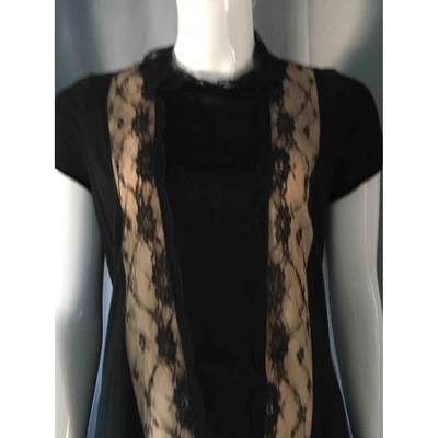 Pre-owned Manoush Lace Maxi Dress In Black