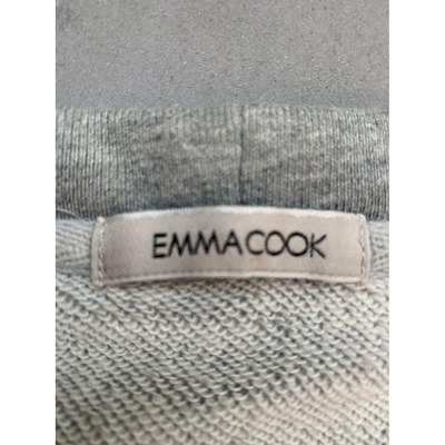 Pre-owned Emma Cook Jersey Top In Grey