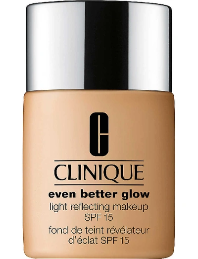 Shop Clinique Even Better Glow Light Reflecting Makeup Spf 15 30ml In Wn 76 Toasted Wheat