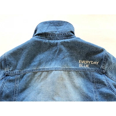 Pre-owned Sjyp Jacket In Blue
