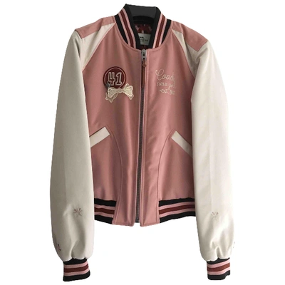 Pre-owned Coach Pink Jacket