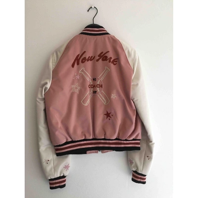 Pre-owned Coach Pink Jacket