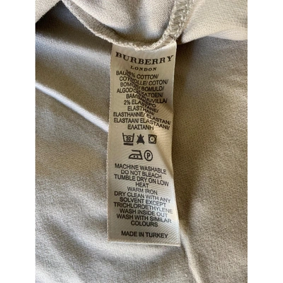 Pre-owned Burberry Beige Cotton  Top