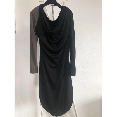 Pre-owned Viktor & Rolf Mid-length Dress In Black