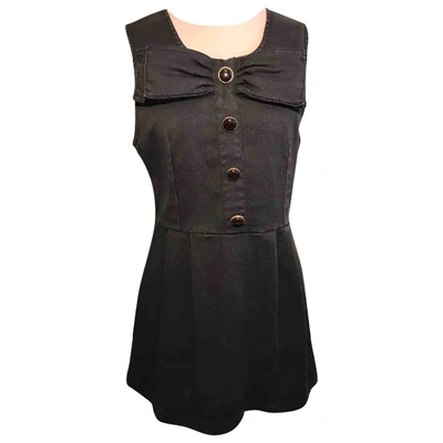 Pre-owned Manoush Mid-length Dress In Black