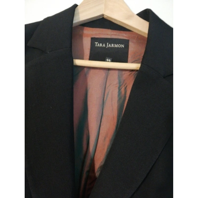 Pre-owned Tara Jarmon Short Vest In Black
