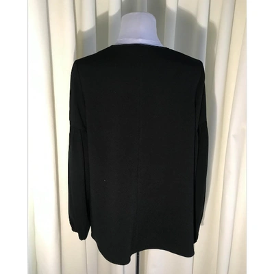Pre-owned Co Blouse In Black