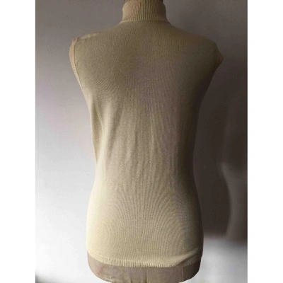 Pre-owned Lanvin Cashmere Jumper In Yellow