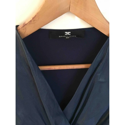 Pre-owned Elisabetta Franchi Short Vest In Blue
