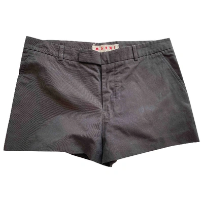 Pre-owned Marni Brown Cotton Shorts
