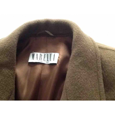 Pre-owned Marella Camel Wool Coat