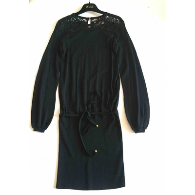 Pre-owned Emilio Pucci Wool Dress In Black