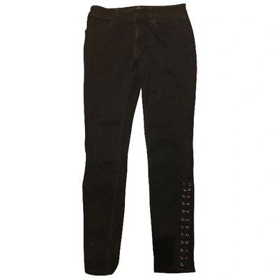 Pre-owned Claudie Pierlot Fall Winter 2019 Black Cotton Jeans